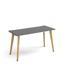 Giza Wooden Leg Desk 1400mm Grey