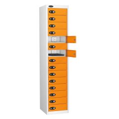 LapBox 3 Pin Charging Lockers - Orange