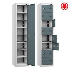 Laptop 3 Pin Charging Lockers - 8 Compartments
