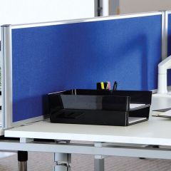 Blue Straight Desk Screens