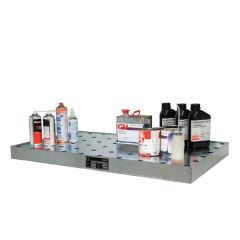 SPILL TRAY FOR SMALL CANS - WITH LEVEL