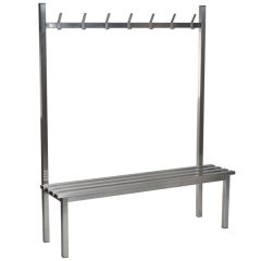 Stainless Steel Single Cloakroom Bench Units
