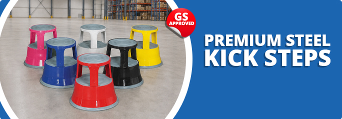 Premium steel kick steps