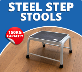 Steel step stools