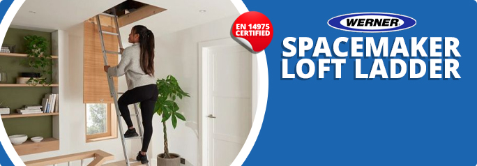 Werner Spacemaker Loft Ladder available now