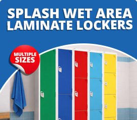 Splash wet area lockers