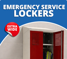 Emergency service lockers