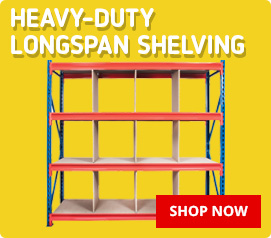 Heavy Duty Racking - Longspan Shelving Units