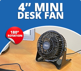 4 inch Mini Fan Heater