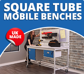 Square Tube Mobile Industrial Workbenches