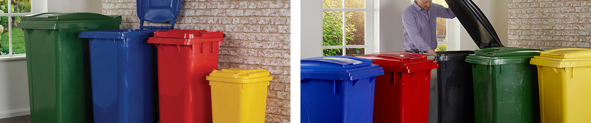 Range of Wheelie Bins