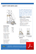 Climb-It Safety Steps with Lock Data Sheet