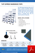Express TUFF Warehouse Steps Data Sheet