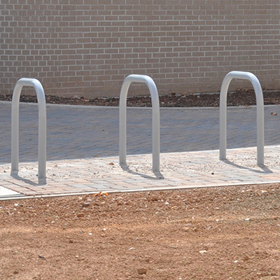 Sheffield Cycle Hoops Outside