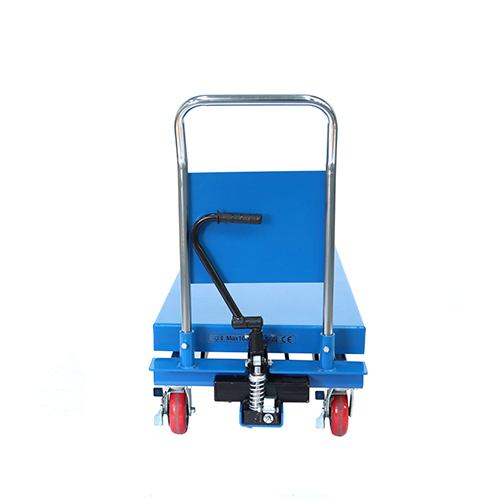 Back view of TUFF 1000kg Scissor Lift