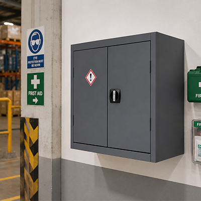 High quality CoSHH wall cupboard