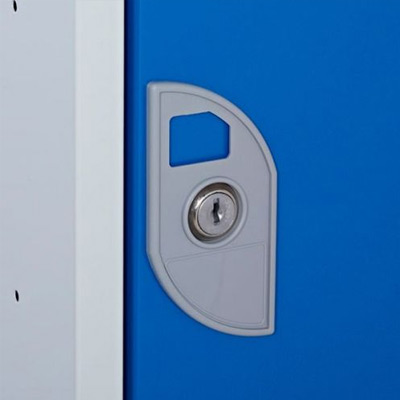 Close-up of lock on the Express Delivery Lockers