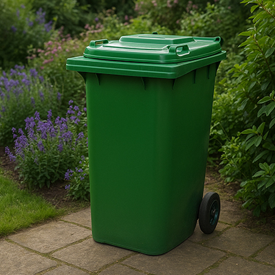 TUFF 240L Green Outdoor Bin