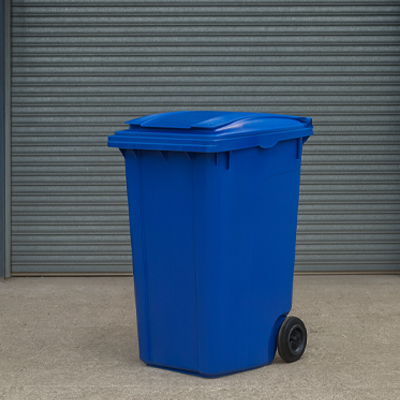TUFF 360L Bin outside warehouse