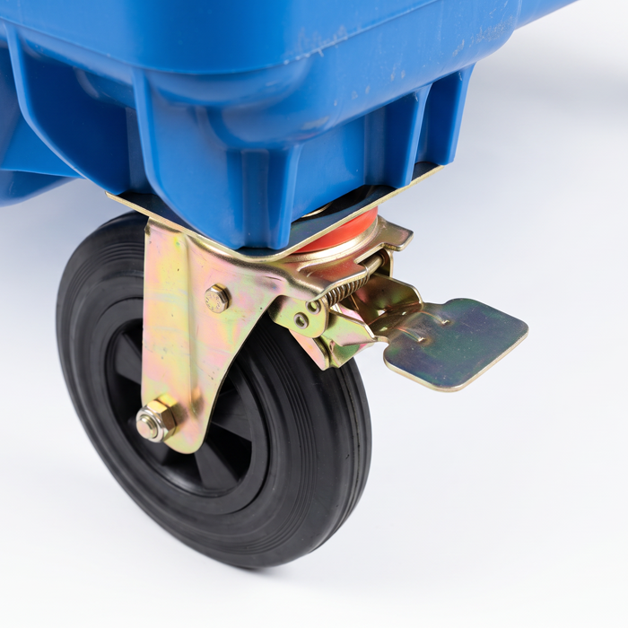 TUFF 660 Litre Wheelie Bin with foot-operated brake