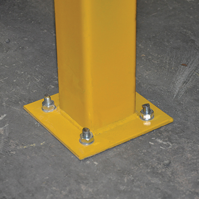 Close up of barrier feet