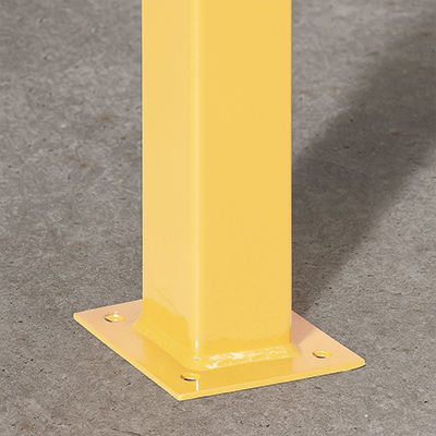 Close Up of Barrier Base