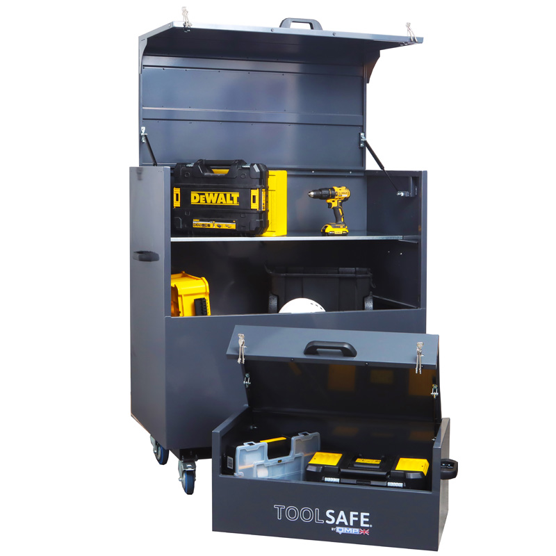 ToolSafe Security Box available in static, mobile and fork-lift versions