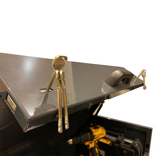 ToolSafe Security Box high security lock and welded steel body