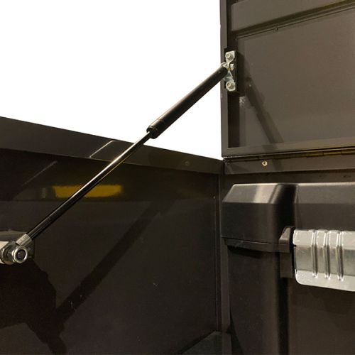 ToolSafe Security Box with gas strut lid mechanism