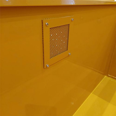 Fully welded hazardous hazsafe storage