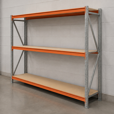 TUFF Longspan Shelving in warehouse
