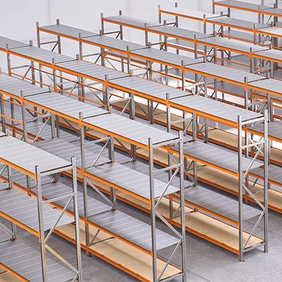 TUFF Longspan Sheving in warehouse