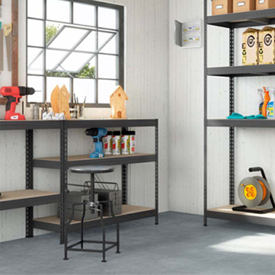 TUFF 360 shelving  and workbench